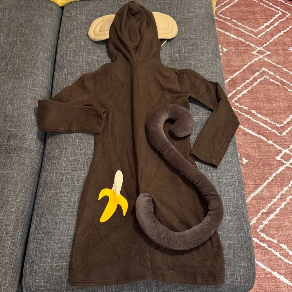 Leg Avenue Cozy Monkey Costume Dress – Hooded w/ Tail – Worn Once - Picture 5 of 5